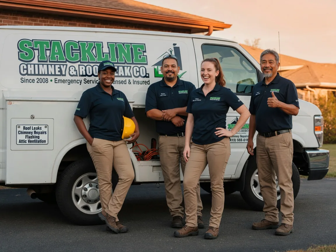 Chimney flashing repair company in Cedar, KS